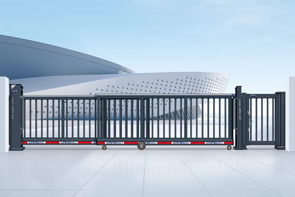 CMFDZX-900 Linear Telescopic Sliding Gate + CMXM-05 Side Gate