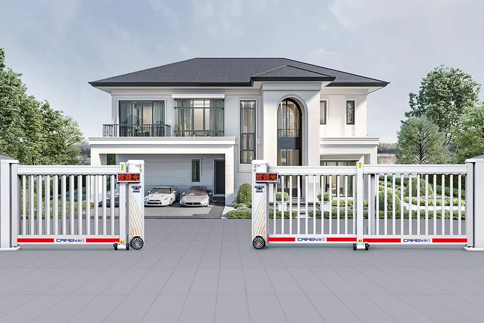 CMPZ-1801 White（CM-19） Telescopic Swing Gate