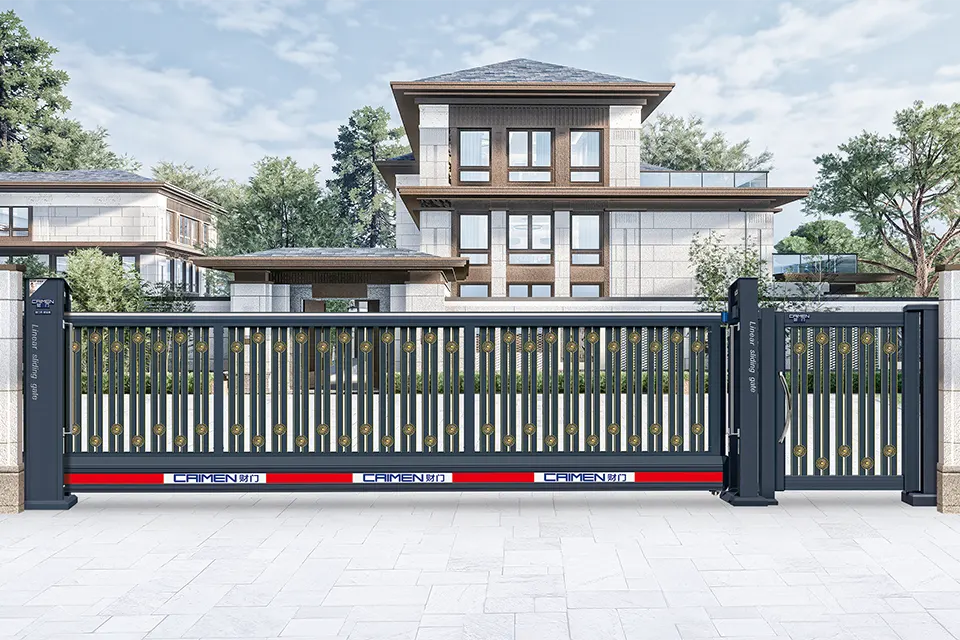 Cantilever Sliding Gate+CMXM-08 Side Gate