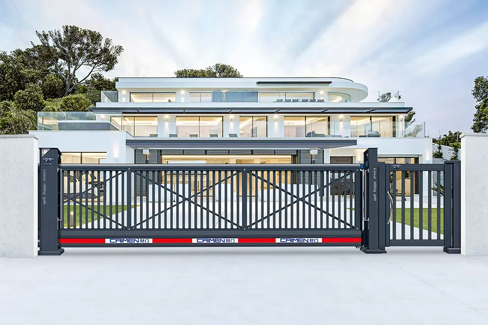 Cantilever Sliding Gate+CMXM-05 Side Gate