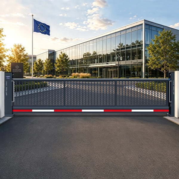 Cantilever Sliding Gate - Semi-Privacy Mesh