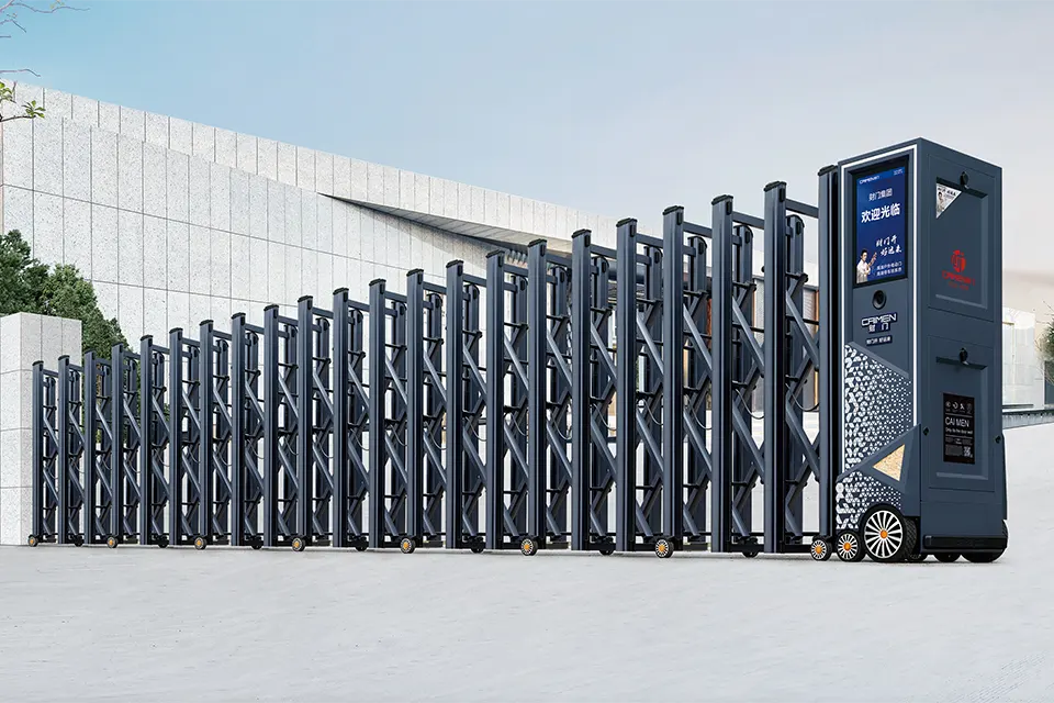 Retractable Gates HONGYUN-01 Dark Gray