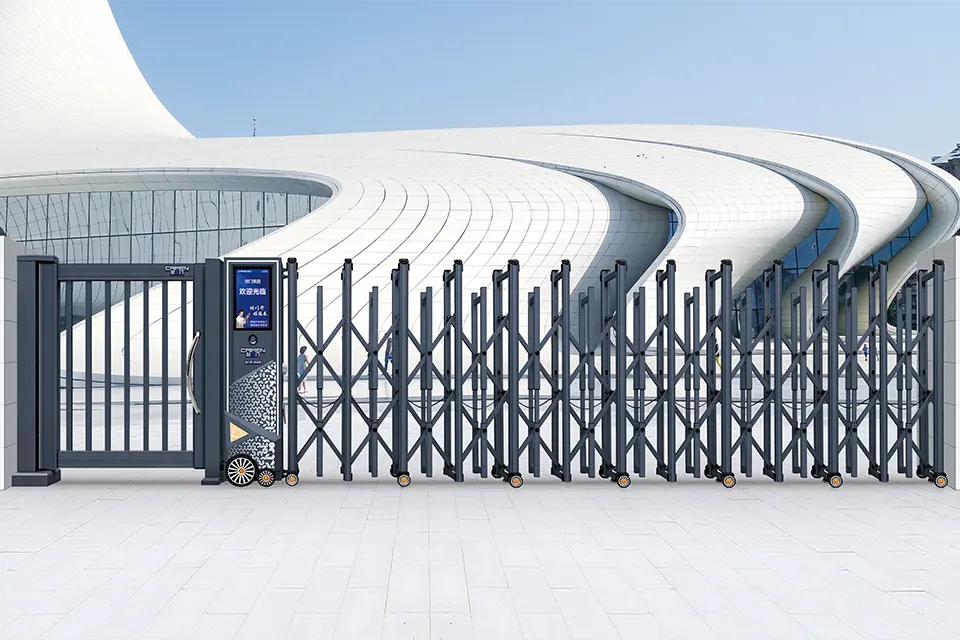 Retractable Gates HONGYUN-02-Dark-Gray.