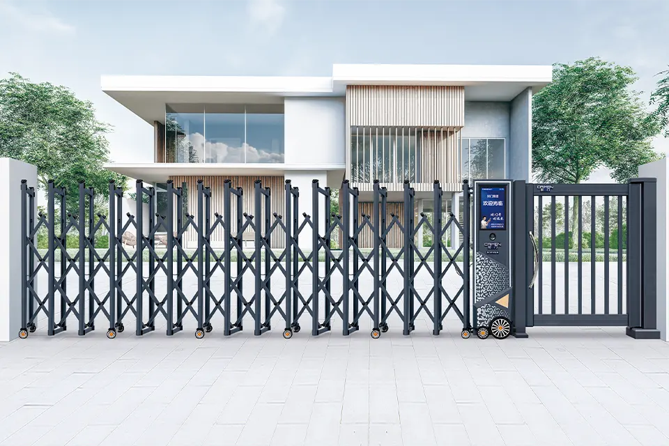 Retractable Gates HONGYUN-03 Dark Gray