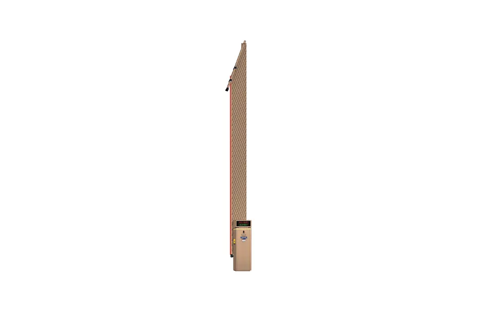 Smart Vertical Pivot Gates Champagne Gold
