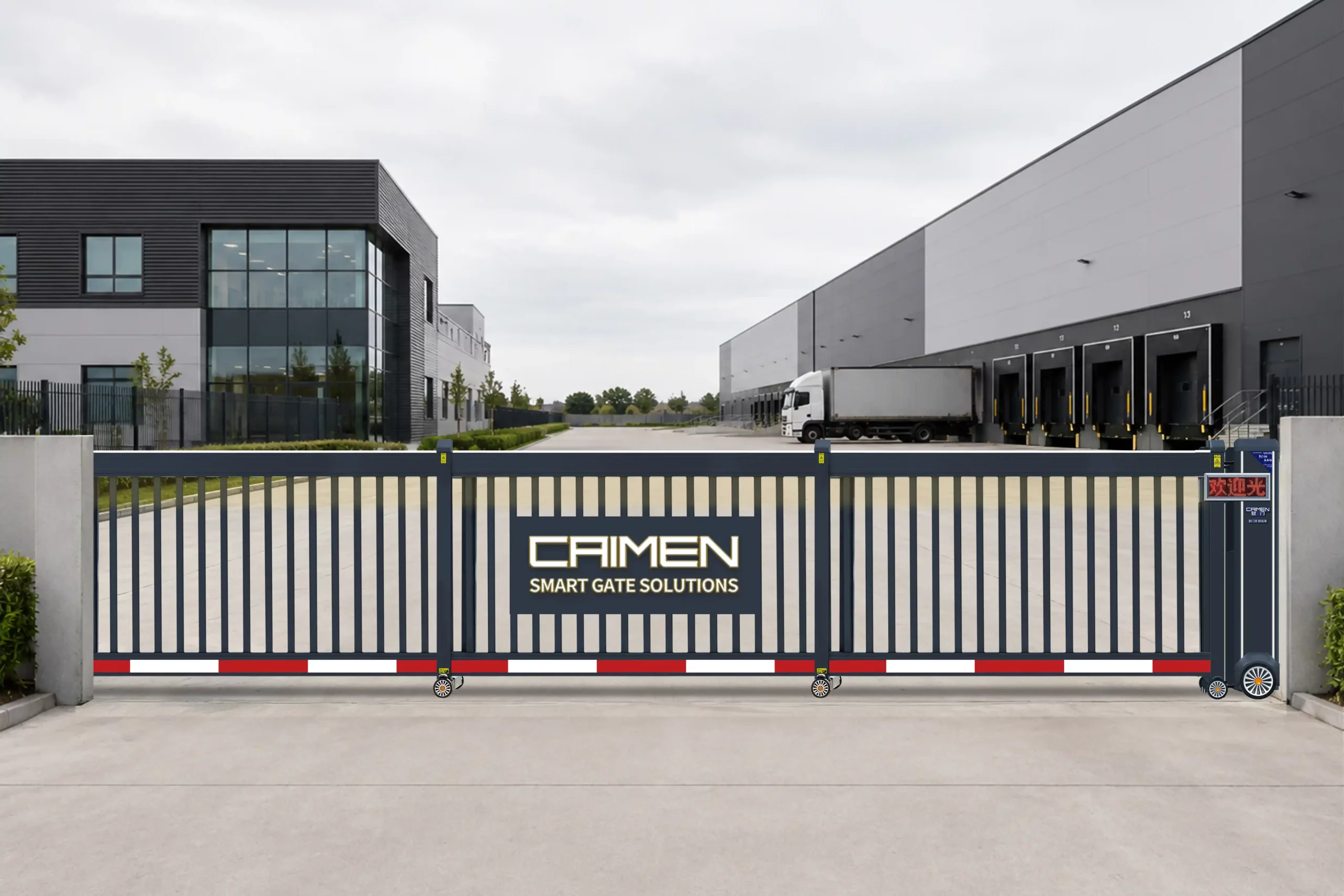 Telescopic Sliding Gate-LED Motor Head Series