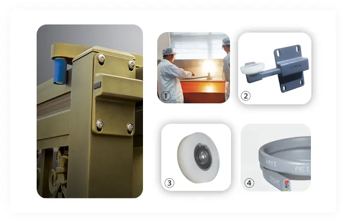 Nylon protection wheel