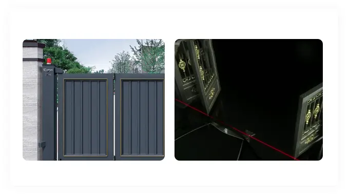 Infrared warning light and voice reminder