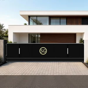 Système de portail coulissant en porte-à-faux Système de portail coulissant en porte-à-faux